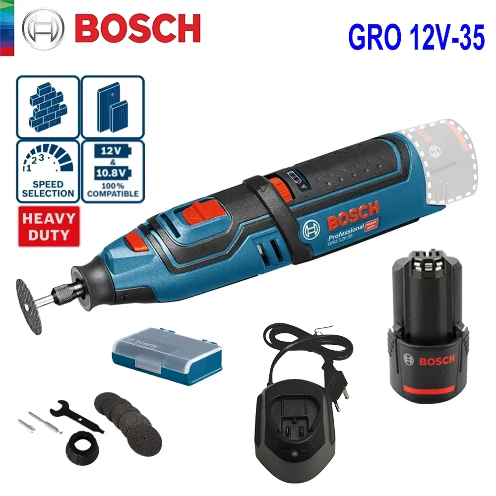 Power Drill Cordless - 보쉬 GRO 12V-35 무선 그라인더 12V