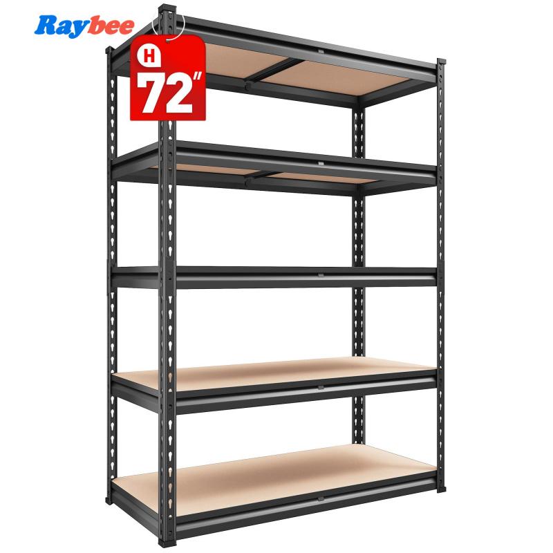 Home Improvement Outlet Stores - 고강도 5단 금속 수납 선반 유닛