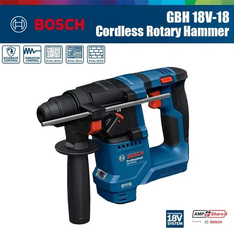 보쉬 GBH 18V-18 무선 로터리 해머 1.5J 임 - Power Drill Cordless 리뷰 및 가격