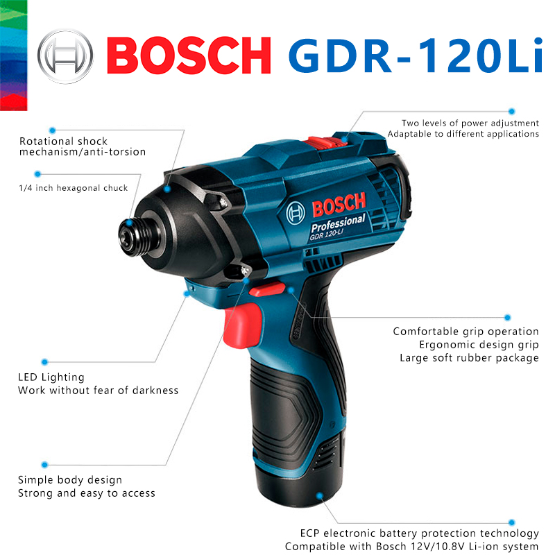 보쉬 정품 GDR 120-LI 충전식 무선 임팩트 렌치 - Power Drill Cordless 리뷰 및 가격