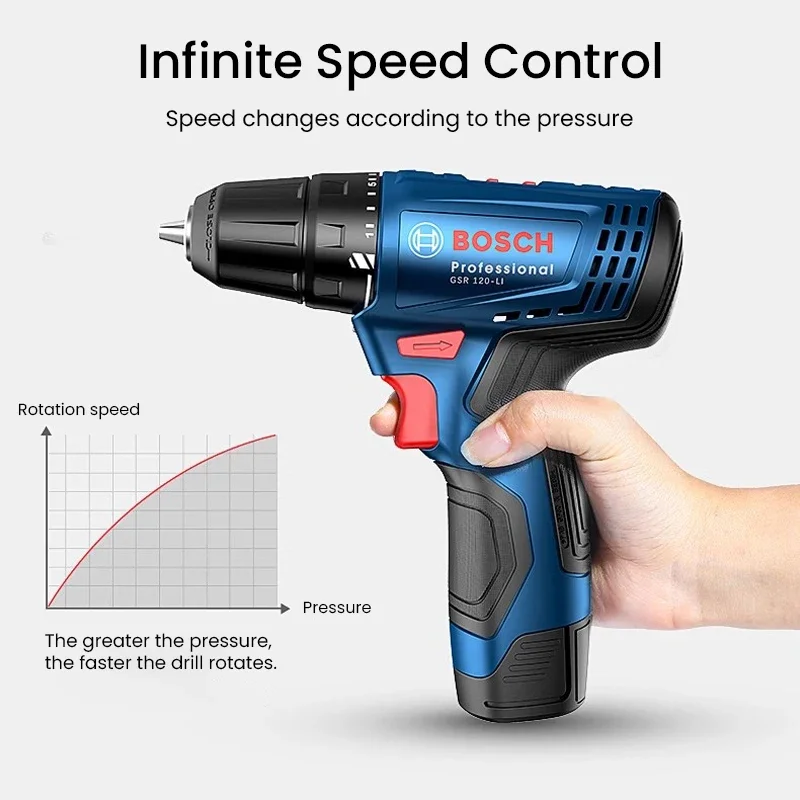 보쉬 GSR120-LI 전기 드릴 12V 전문가용 무선 - Power Drill Cordless 리뷰 및 가격
