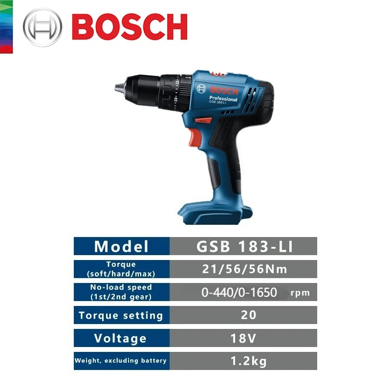 보쉬 전기 드릴 GSB183-LI 스크루드라이버 무선  - Power Drill Cordless 리뷰 및 가격